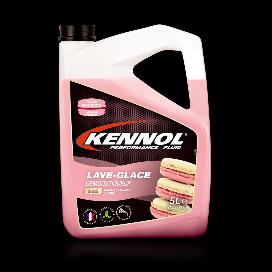 LAVE GLACE MACARON VANILLE FRAISE 5 litres