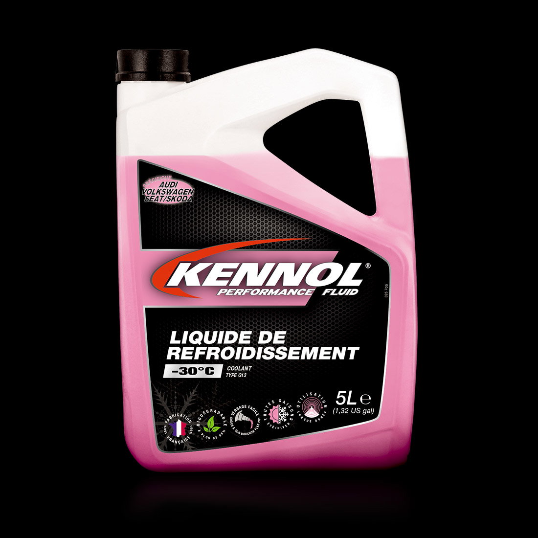 LIQUIDE DE REFROIDISSEMENT ROSE G13 VAG 5 litres