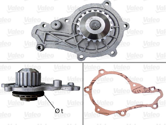 Pompe à eau, refroidissement du moteur