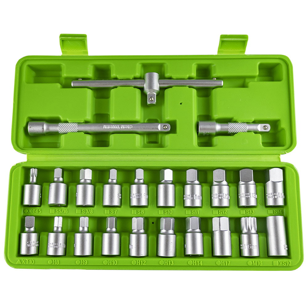 COFFRET DOUILLES DE VIDANGE 23PCS