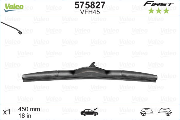 Balai d'essuie-glace FIRST HYBRID 450mm - VFH45
