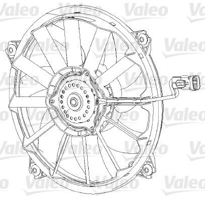 Ventilateur, refroidissement du moteur