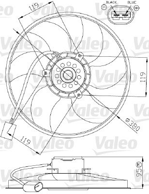 Ventilateur, refroidissement du moteur