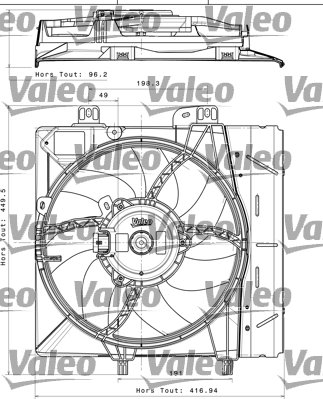 Ventilateur, refroidissement du moteur