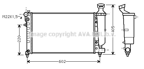 Radiateur, refroidissement du moteur