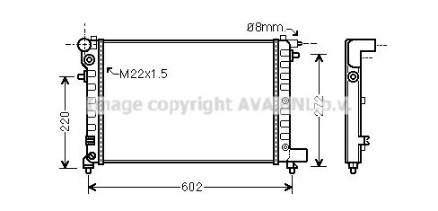 Radiateur, refroidissement du moteur