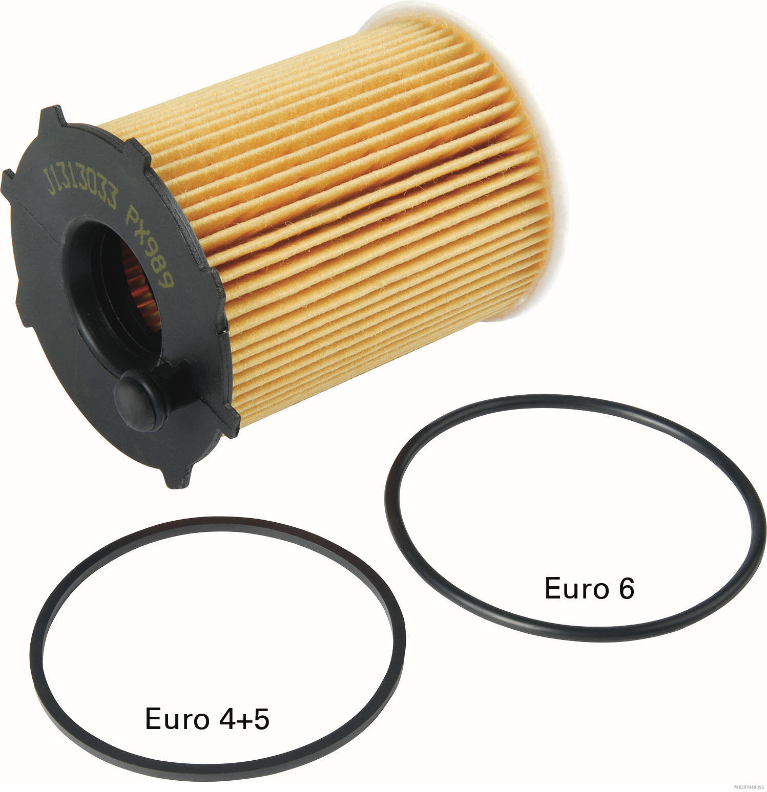 Filtre à huile avec les deux joints Euro 4+5 et Euro 6 inclus !