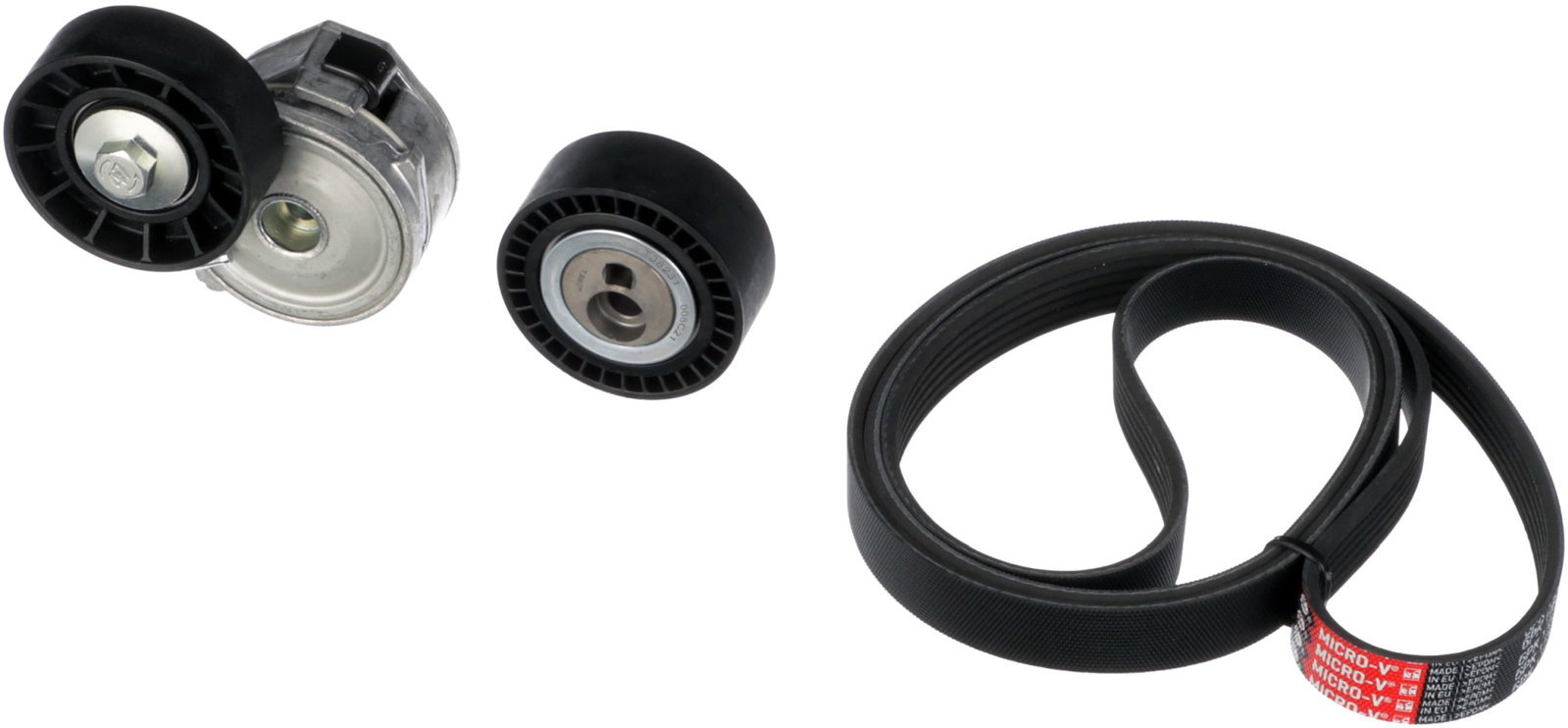 Jeu de courroies trapézoïdales à nervures Micro-V® Kit