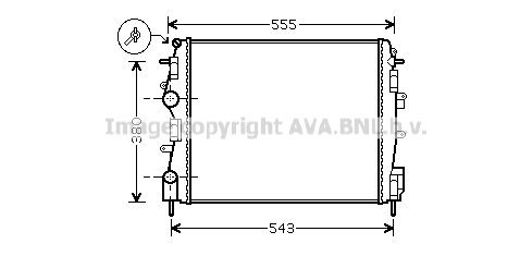 Radiateur, refroidissement du moteur