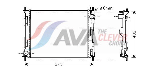 Radiateur, refroidissement du moteur