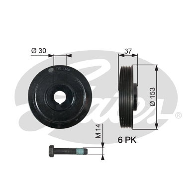 Poulie, vilebrequin DriveAlign®