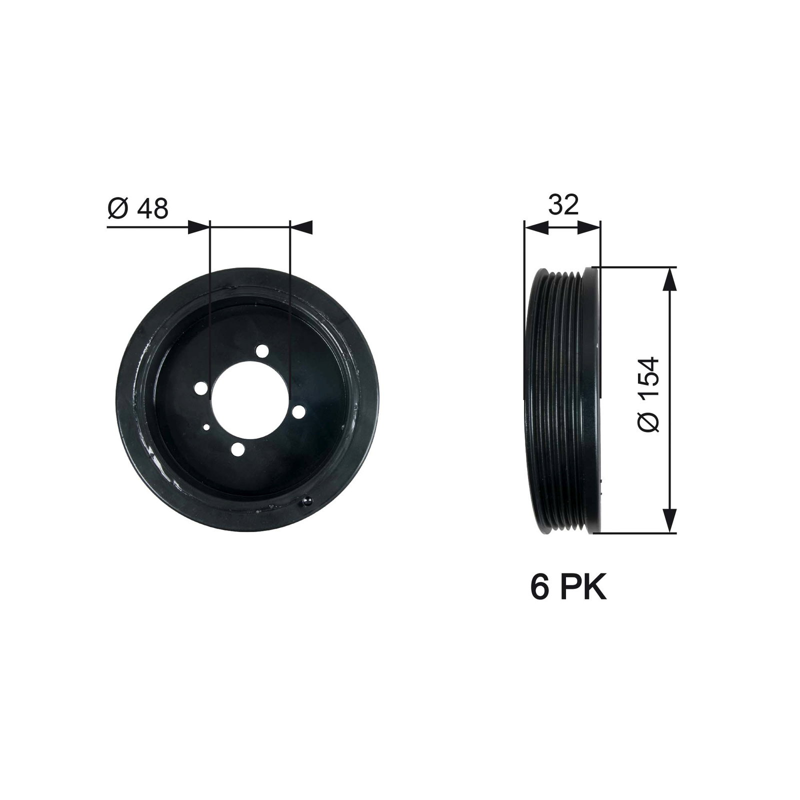 Poulie, vilebrequin DriveAlign®