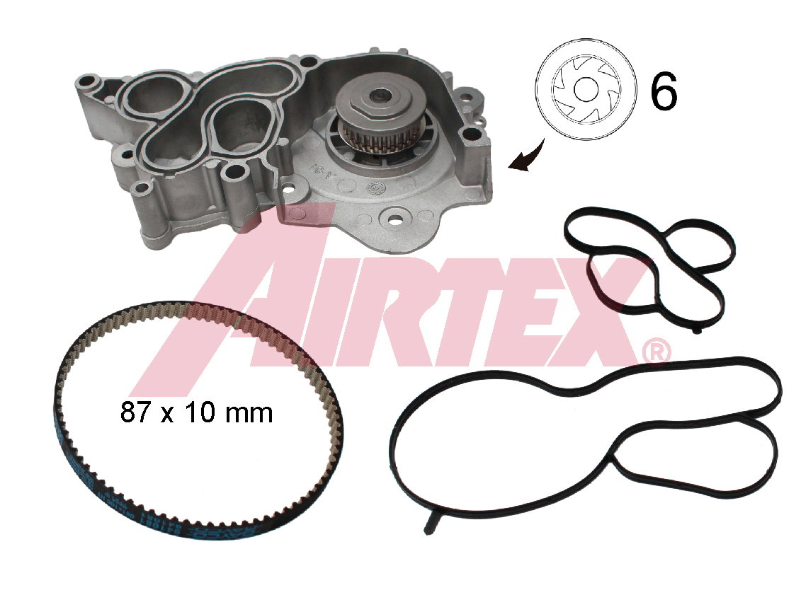 Pompe à eau + kit de courroie de distribution